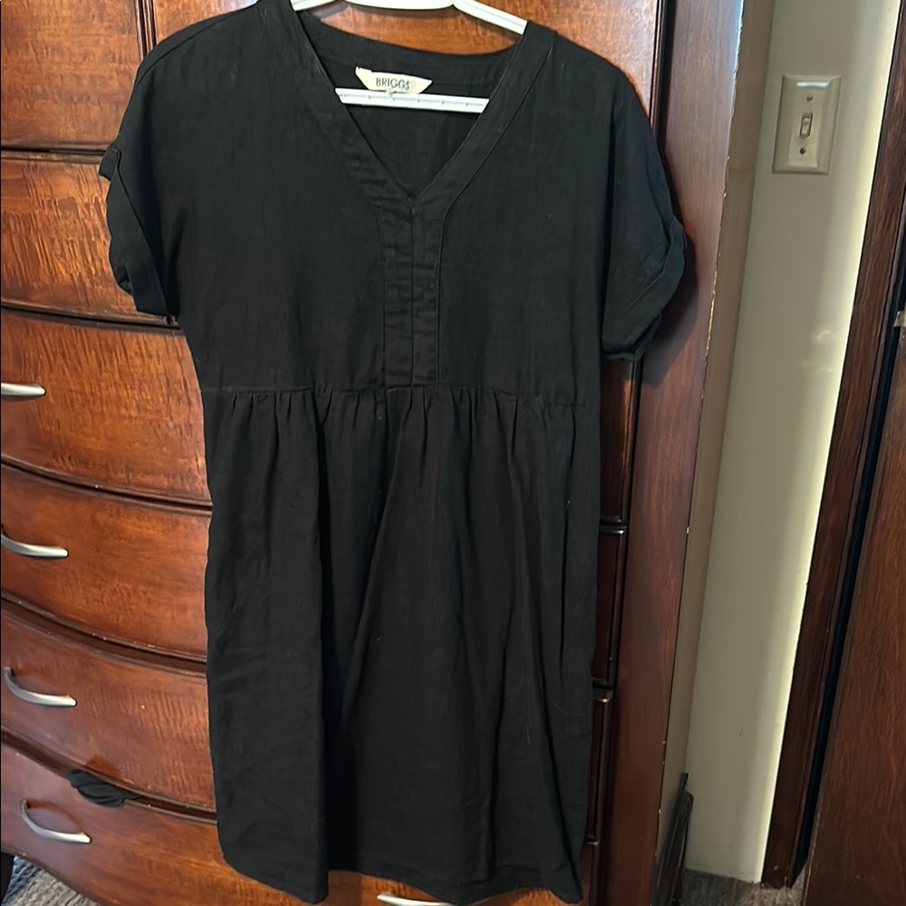 Black Short Sleeve Dress
